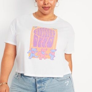 Grateful Dead cropped tee